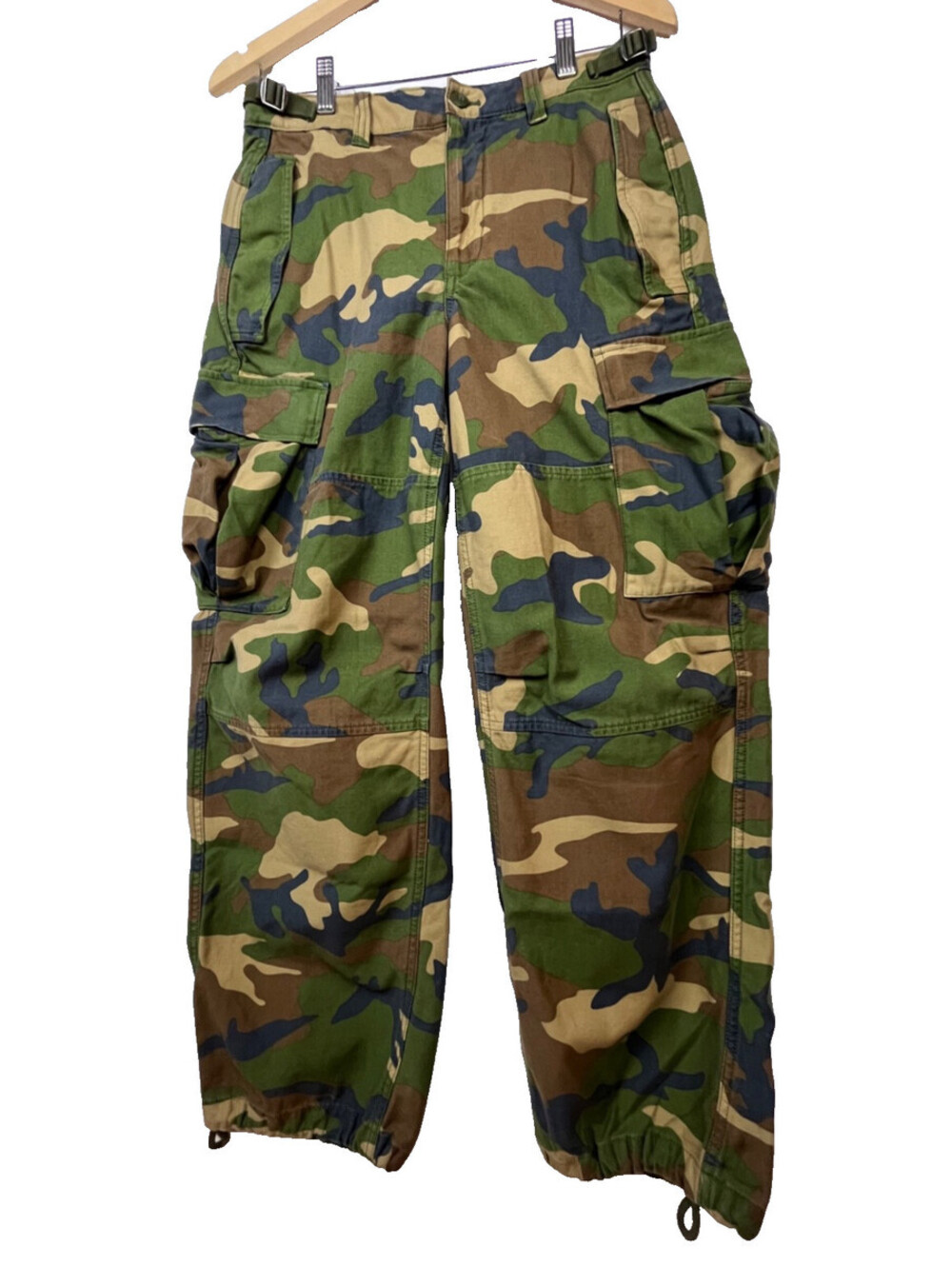 TNA Aritzia Supply Utility Cargo Pants Womens 4 Camouflage Carpenter Military
